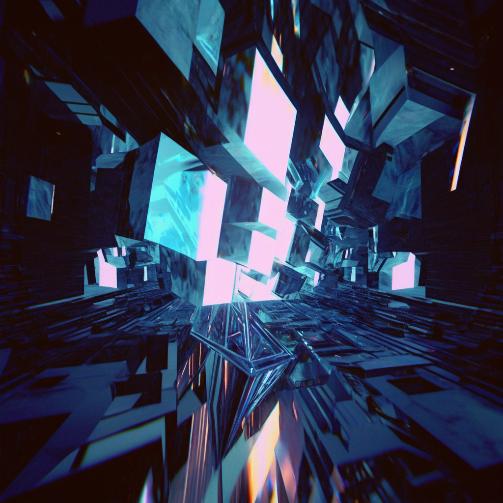 Midjourney generated: Pompt: Materialism theory postmodern abstract clean